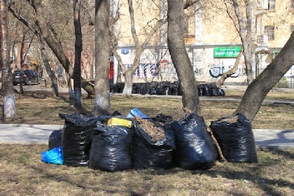 Во время субботника с пермских улиц вывезли 36 «Камазов» мусора