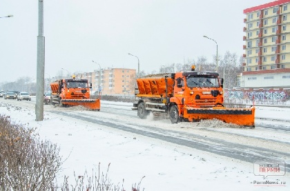 В Перми за выходные вывезли около 40 тысяч кубометров снега