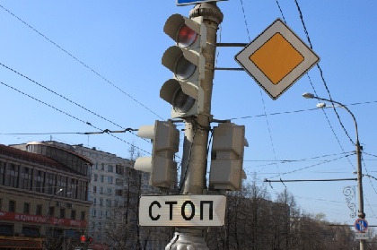Сегодня в Перми три светофора будут работать с перебоями