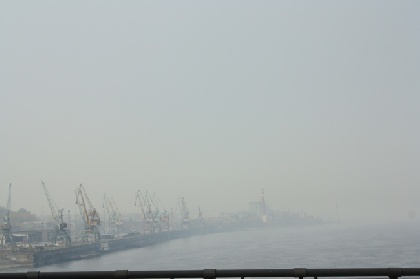 В порту Перми произошел пожар
