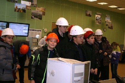 На Пермской ТЭЦ-6 прошла познавательная экскурсия для школьников
