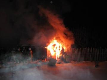 За новогодние праздники в Прикамье сгорело шесть автомобилей