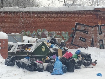 В Перми возникли серьезные проблемы с вывозом мусора