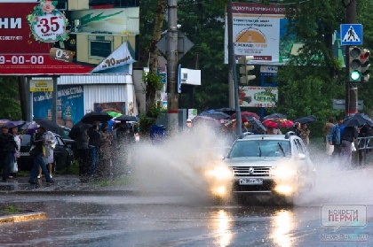 Август 2015 года стал самым дождливым месяцем за всю историю метеонаблюдений в Перми