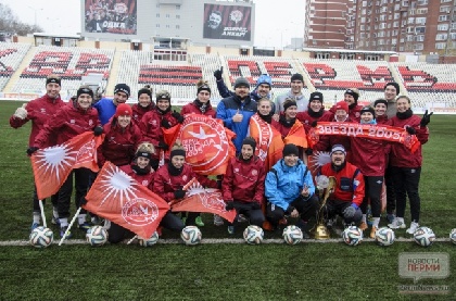 «Звезда-2005» сыграла в футбол с журналистами и представила Кубок России 