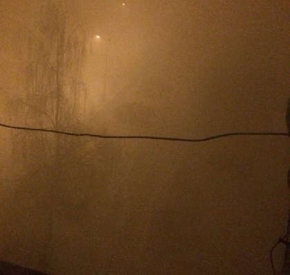В ночь на 28 января Пермь накрыл едкий туман неизвестного происхождения