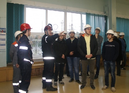 Пермские студенты познакомились с работой электростанции «Т Плюс»