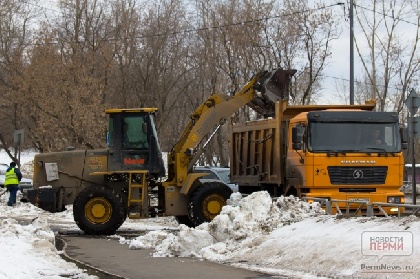 В Перми выдадут талоны на бесплатный вывоз снега