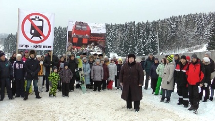 В Прикамье протестуют против строительства новой железной дороги