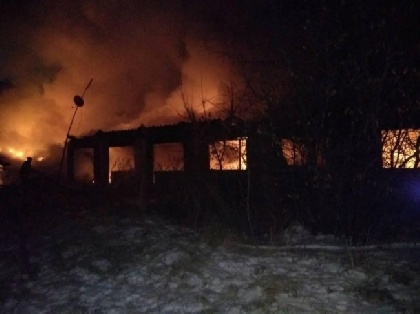 В ночь на 4 января произошел пожар в Нытвенском районе