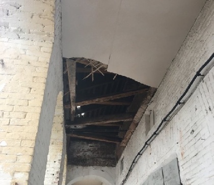 В кунгурском историческом здании началось обрушение