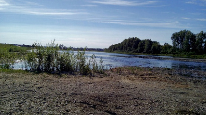 В Юрле уровень воды в реке Лопва пошел на спад