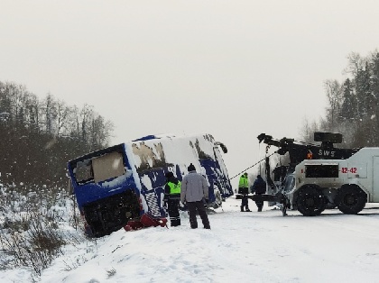 В Прикамье 31 декабря в ДТП попал автобус с пассажирами