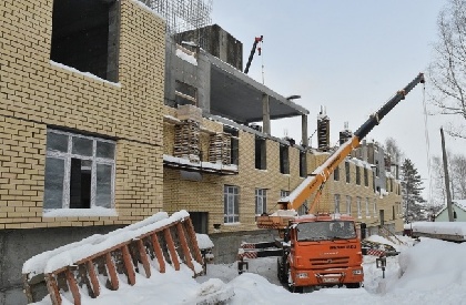 Строительство здания геронтологического центра завершится к концу марта