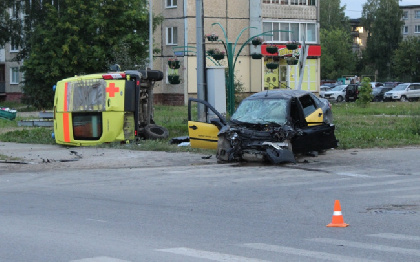 Причиной ДТП со скорой в Соликамске стал пьяный водитель