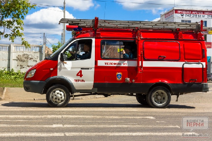 В Верещагинском районе от пожара спаслись пять детей