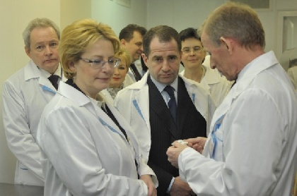 Пермь посетила министр здравоохранения Вероника Скворцова Пермь посетила министр здравоохранения Вероника Скворцова