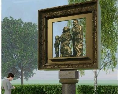 В Перми выбирают эскиз памятника «Счастливая семья»