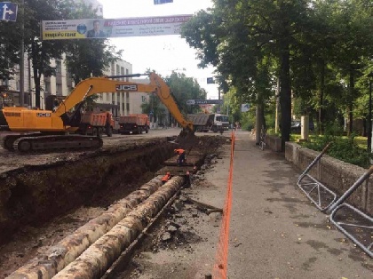 Энергетики приступили к реконструкции тепловой сети на улице Островского