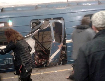 В Санкт-Петербурге произошел взрыв в метро