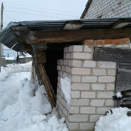 В Кунгурском районе в больнице обвалилась крыша